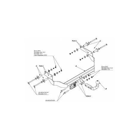 PEUGEOT PSP Attelage Peugeot Bipper (02/08-) Col De Cygne + Faisceau Universel 7 Broches + Boitier électronique 2 PEUGEOT PSP Attelage Peugeot Bipper (02/08-) Col De Cygne + Faisceau Universel 7 Broches + Boitier électronique – Image 2