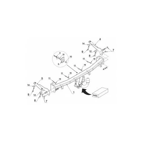 PEUGEOT PSP Attelage Volkswagen Caddy / Caddy Maxi (09/15-08/20) RDSOH + Faisceau Universel 7 Broches + Boitier électronique 2 PEUGEOT PSP Attelage Volkswagen Caddy / Caddy Maxi (09/15-08/20) RDSOH + Faisceau Universel 7 Broches + Boitier électronique – Image 2