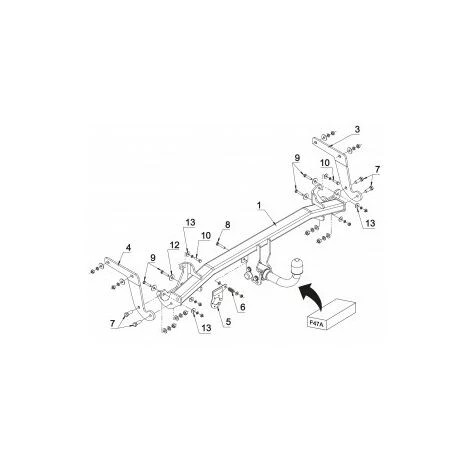 PEUGEOT PSP Attelage Peugeot 3008 Y Compris GT, GT-Line Et AdBlue (10/16-) RDSOH + Faisceau Universel 7 Broches + Boitier électronique 2 PEUGEOT PSP Attelage Peugeot 3008 Y Compris GT, GT-Line Et AdBlue (10/16-) RDSOH + Faisceau Universel 7 Broches + Boitier électronique – Image 2