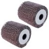 PEUGEOT PSP 2 Brosses Pour Rénovateur à Lamelles Abrasives Grain 80 D. 120 Mm L. 100 Mm - Ponçage De Finition