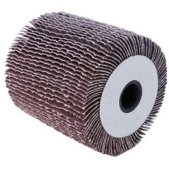 PEUGEOT PSP Brosse Pour Rénovateur à Lamelles Abrasives Grain 80 D. 80 Mm L. 100 Mm - Ponçage Plat