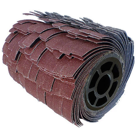 PEUGEOT PSP Brosse Pour Rénovateur à Lanières Abrasives Grain 80 D. 80 Mm L. 100 Mm - Ponçage Courbe 1 PEUGEOT PSP Brosse Pour Rénovateur à Lanières Abrasives Grain 80 D. 80 Mm L. 100 Mm - Ponçage Courbe