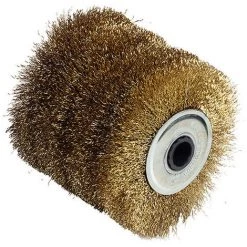 PEUGEOT PSP Brosse Pour Rénovateur En Fil Acier Laitonné D. 120 Mm L. 100 Mm - Décapage Fort