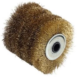 PEUGEOT PSP Brosse Pour Rénovateur En Fil Acier Laitonné D. 80 Mm L. 100 Mm - Décapage Fort