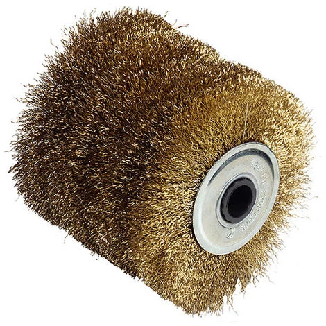 PEUGEOT PSP Brosse Pour Rénovateur En Fil Acier Laitonné D. 80 Mm L. 100 Mm - Décapage Fort 1 PEUGEOT PSP Brosse Pour Rénovateur En Fil Acier Laitonné D. 80 Mm L. 100 Mm - Décapage Fort