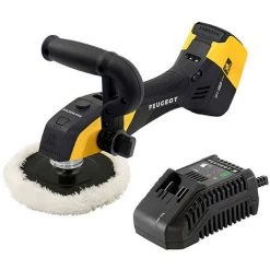 PEUGEOT PSP Polisseuse Sans Fil D. 150 Mm ENERGYSHINE-18VBL - 5 Ah 18V Avec Chargeur Et Batterie