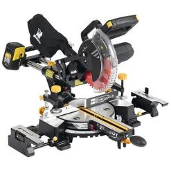 PEUGEOT PSP Scie à Onglet Sans Fil D. 210 ENERGYSAW-18VBL - 5 Ah 18V Avec Chargeur Et Batterie