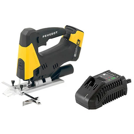 PEUGEOT PSP Scie Sauteuse Sans Fil ENERGYSAW-J18V - 2 Ah 18V Avec Chargeur Et Batterie 1 PEUGEOT PSP Scie Sauteuse Sans Fil ENERGYSAW-J18V - 2 Ah 18V Avec Chargeur Et Batterie