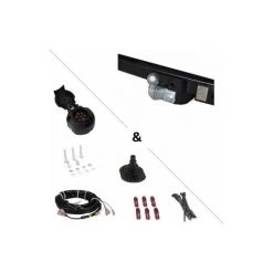 PEUGEOT PSP Attelage Citroën Jumper Fourgon (02/95-05/06) Standard + Faisceau Universel 7 Broches Utilitaire