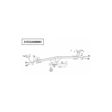 PEUGEOT PSP Attelage Peugeot 3008 Y Compris GT-Line (10/16-) Col De Cygne + Faisceau Universel 7 Broches + Boitier électronique 2 PEUGEOT PSP Attelage Peugeot 3008 Y Compris GT-Line (10/16-) Col De Cygne + Faisceau Universel 7 Broches + Boitier électronique – Image 2