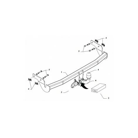 PEUGEOT PSP Attelage Peugeot 207 (Berline 04/06-) RDSOH 2 PEUGEOT PSP Attelage Peugeot 207 (Berline 04/06-) RDSOH – Image 2