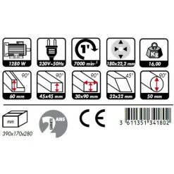 PEUGEOT PSP Peugeot - Mini Tronçonneuse à Métal 1280W Ø180W Avec étau Orientable - EnergyCut 180MC -PEUGEOT PSP Soldes 2022 38058123 4