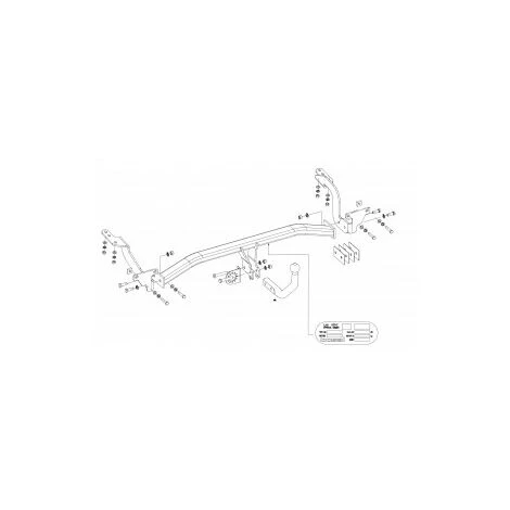 PEUGEOT PSP Attelage Peugeot 5008 (09/09-02/17) Col De Cygne + Faisceau Universel 7 Broches + Boitier électronique 2 PEUGEOT PSP Attelage Peugeot 5008 (09/09-02/17) Col De Cygne + Faisceau Universel 7 Broches + Boitier électronique – Image 2