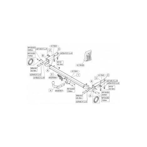 PEUGEOT PSP Attelage Peugeot 307 Berline (06/01-05/05) Col De Cygne 2 PEUGEOT PSP Attelage Peugeot 307 Berline (06/01-05/05) Col De Cygne – Image 2