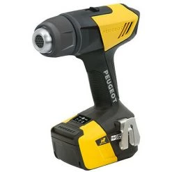 PEUGEOT PSP Pistolet à Air Chaud 650°C Sans Fil ENERGYHEAT - 18 V 5,0 Ah Avec Chargeur Et Batterie