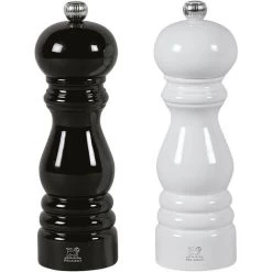 PEUGEOT PSP Peugeot Pfeffer- Und Salzmühlenset Paris Duo Schwarz/weiß 18cm