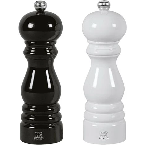 PEUGEOT PSP Peugeot Pfeffer- Und Salzmühlenset Paris Duo Schwarz/weiß 18cm 1 PEUGEOT PSP Peugeot Pfeffer- Und Salzmühlenset Paris Duo Schwarz/weiß 18cm