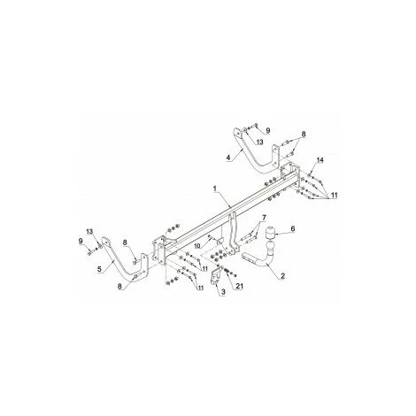 PEUGEOT PSP Attelage Peugeot 407 Berline (07/08-02/11) Col De Cygne 2 PEUGEOT PSP Attelage Peugeot 407 Berline (07/08-02/11) Col De Cygne – Image 2