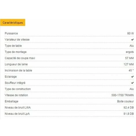 PEUGEOT PSP Peugeot - Scie à Chantourner à Vitesse Variable 80W - EnergyScroll-405VE 2 PEUGEOT PSP Peugeot - Scie à Chantourner à Vitesse Variable 80W - EnergyScroll-405VE – Image 2