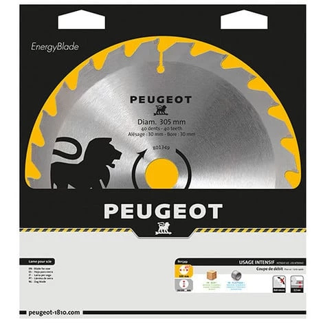 PEUGEOT PSP Lame Carbure Pour Scie Circulaire D. 305 X 30 Mm X Z 40 - Bois - 801349 - Peugeot 1 PEUGEOT PSP Lame Carbure Pour Scie Circulaire D. 305 X 30 Mm X Z 40 - Bois - 801349 - Peugeot