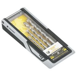 PEUGEOT PSP Coffret De 5 Forets Béton 2 Taillants Au Carbure Q. Cylindrique - 915566 - Peugeot