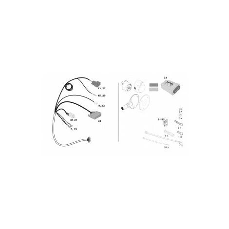 PEUGEOT PSP FAISCEAU SPECIFIQUE 13 BROCHES POUR PEUGEOT 308 II BERLINE (09/13-06/21) 2 PEUGEOT PSP FAISCEAU SPECIFIQUE 13 BROCHES POUR PEUGEOT 308 II BERLINE (09/13-06/21) – Image 2