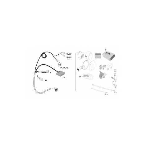 PEUGEOT PSP FAISCEAU SPECIFIQUE 13 BROCHES POUR PEUGEOT 208 (04/12-05/19) 2 PEUGEOT PSP FAISCEAU SPECIFIQUE 13 BROCHES POUR PEUGEOT 208 (04/12-05/19) – Image 2